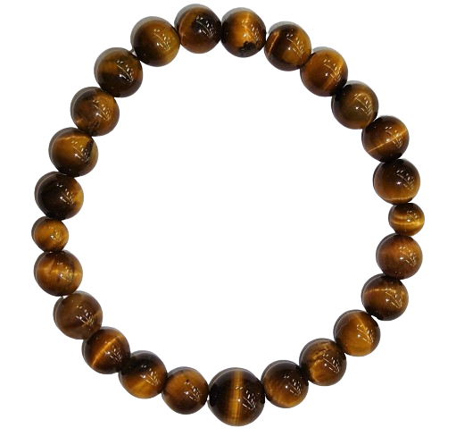腕輪念珠　ブレスレット　ヤシ　虎眼石 特選腕輪念珠 天然石ブレスレット 虎目石 14mm玉 | 滝田商店