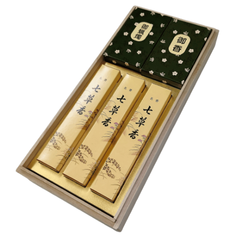三種香（線香・ろうそく・お香） 箱入（のし対応） | 山内神仏具店