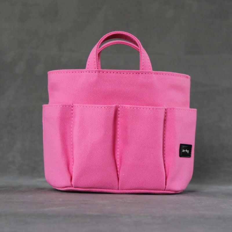 ツールバッグペン立て Mサイズ ピンク | leather works ze-key