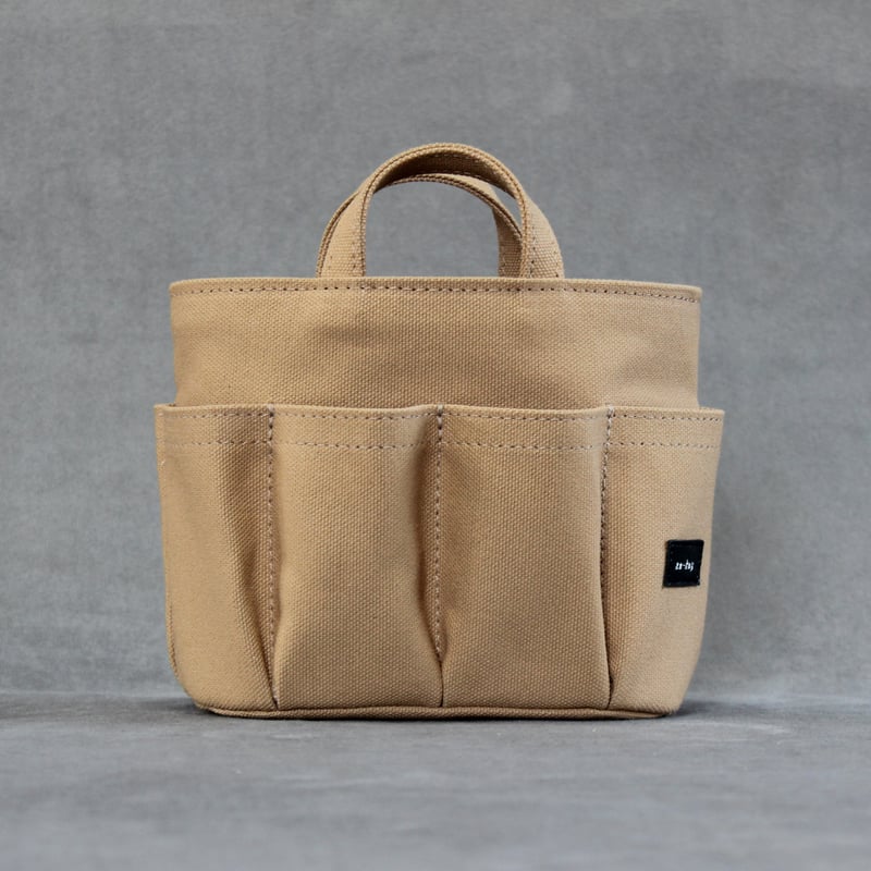 ツールバッグペン立て Mサイズ ベージュ | leather works ze-key