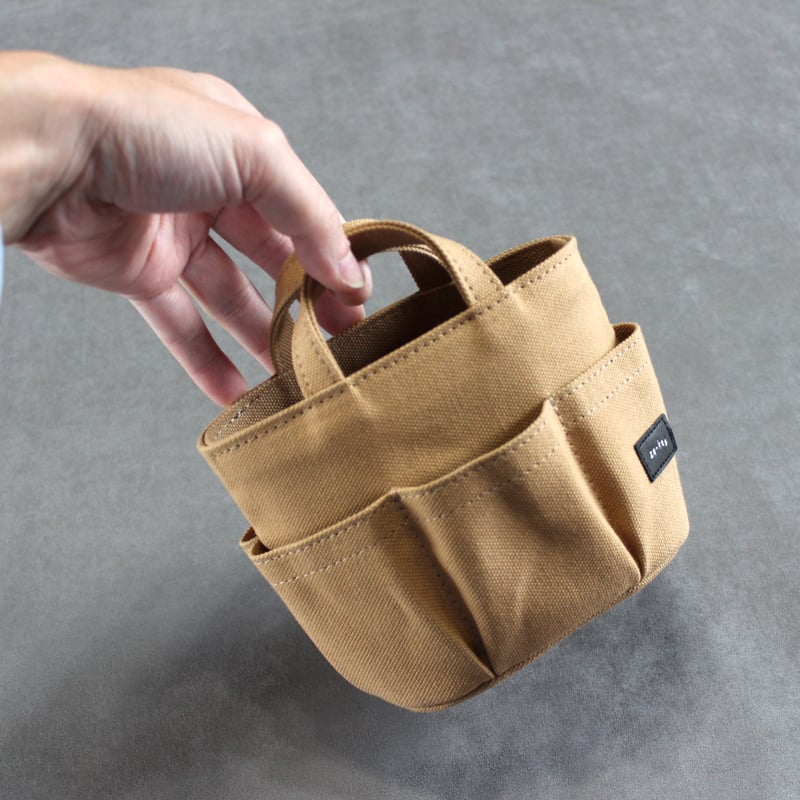 ツールバッグペン立て Sサイズ ベージュ | leather works ze-key