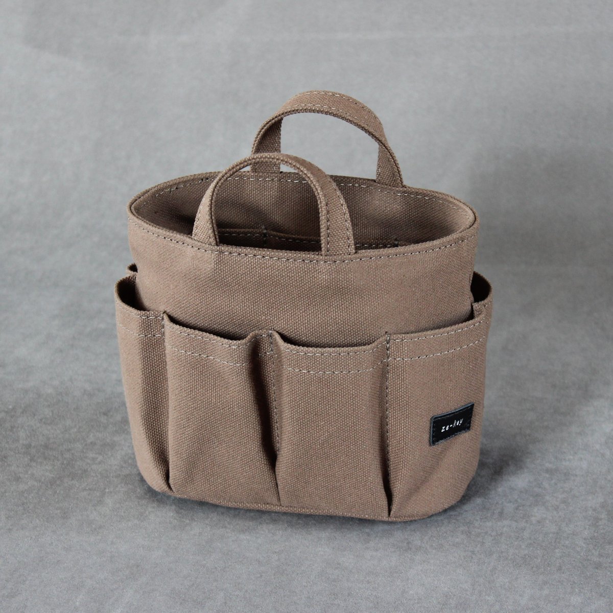 ツールバッグペン立て Mサイズ オールドカーキ | leather works ze-key