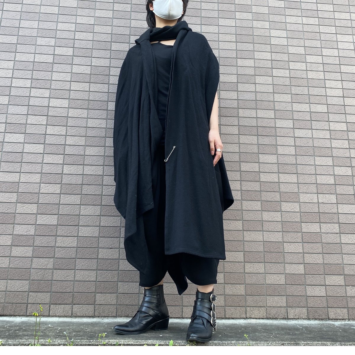 Yohji Yamamoto +noir】変形ニット | 