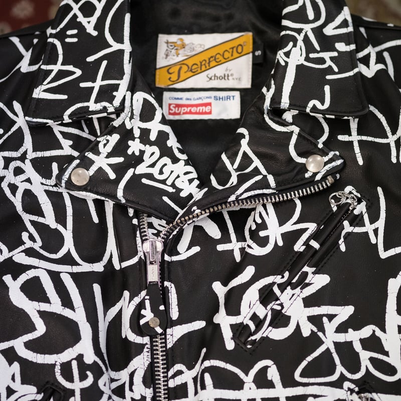 21AW Supreme ペブルレザージャケット Supreme(シュプリーム) 21AWpebbled lether varsity jacket