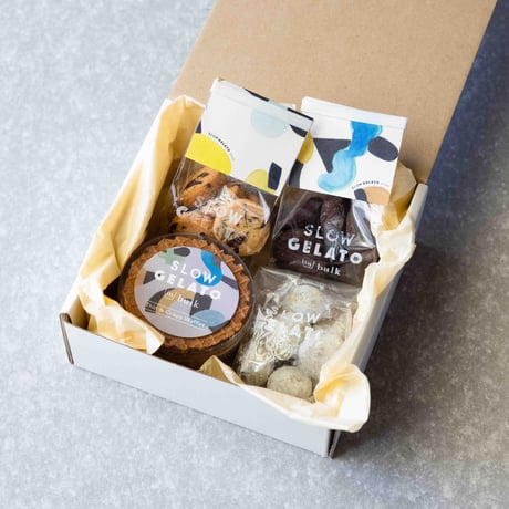 SLOW GELATO in bulk ワッフル＆サブレセット