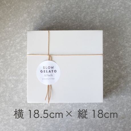 SLOW GELATO in bulk ワッフル＆サブレセット