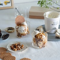 自家製キャラメル＆ナッツ・こだわりミルク／あと混ぜジェラートセット