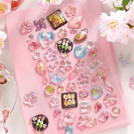 きゅるるんシール 桜