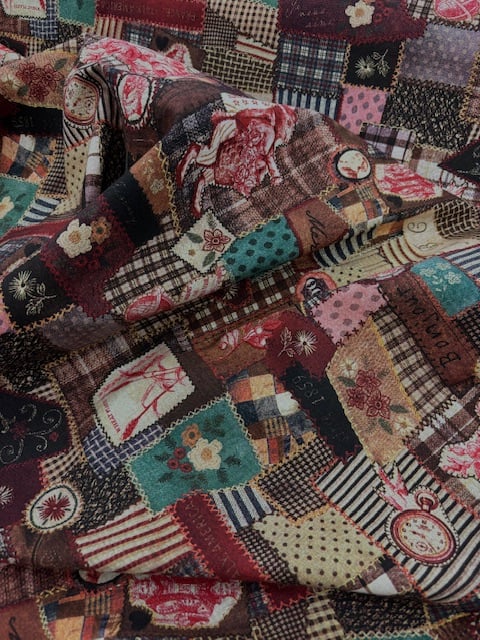 国産プリントYUWA 9−1マルチ岡本洋子 | ﾊﾟｯﾁﾜｰｸのお店 Dears Quilt'