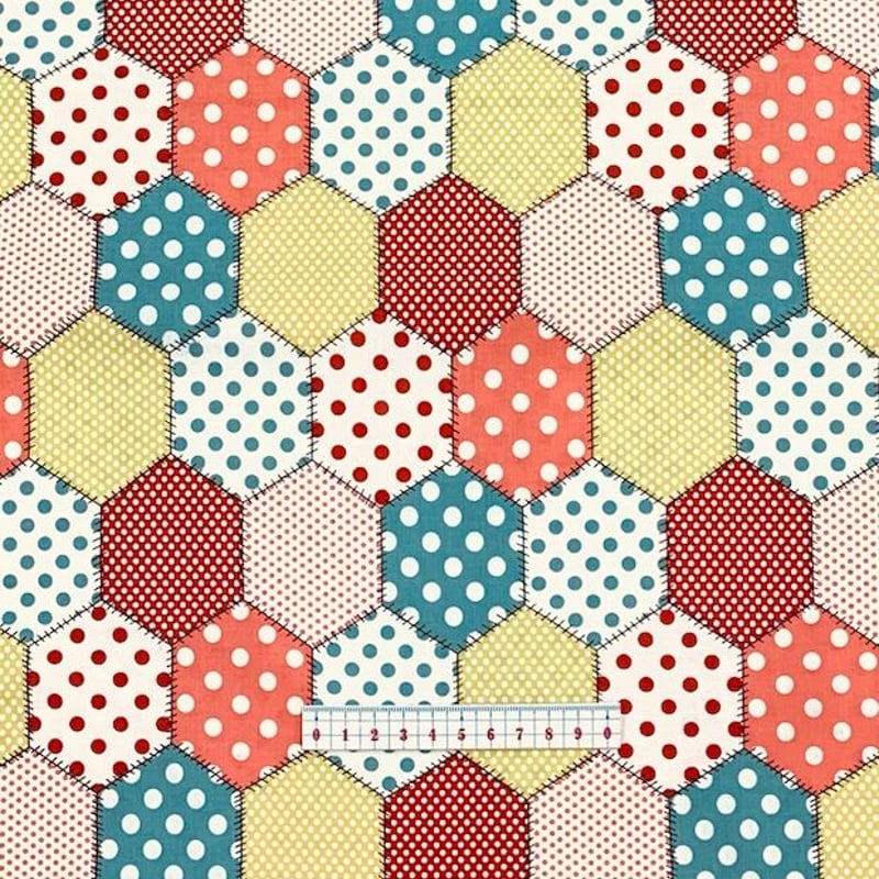 ☆値下げしました パッチワーク ベッドカバー ヘキサゴン パッチワーク ベッドカバー ヘキサゴン