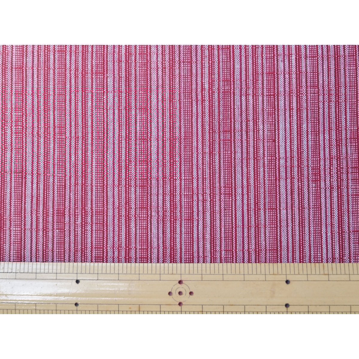 会津木綿 長尺【深紅色 細縞】 36尺 (13.5m) 反物 | 古今堂 ふだん着物屋