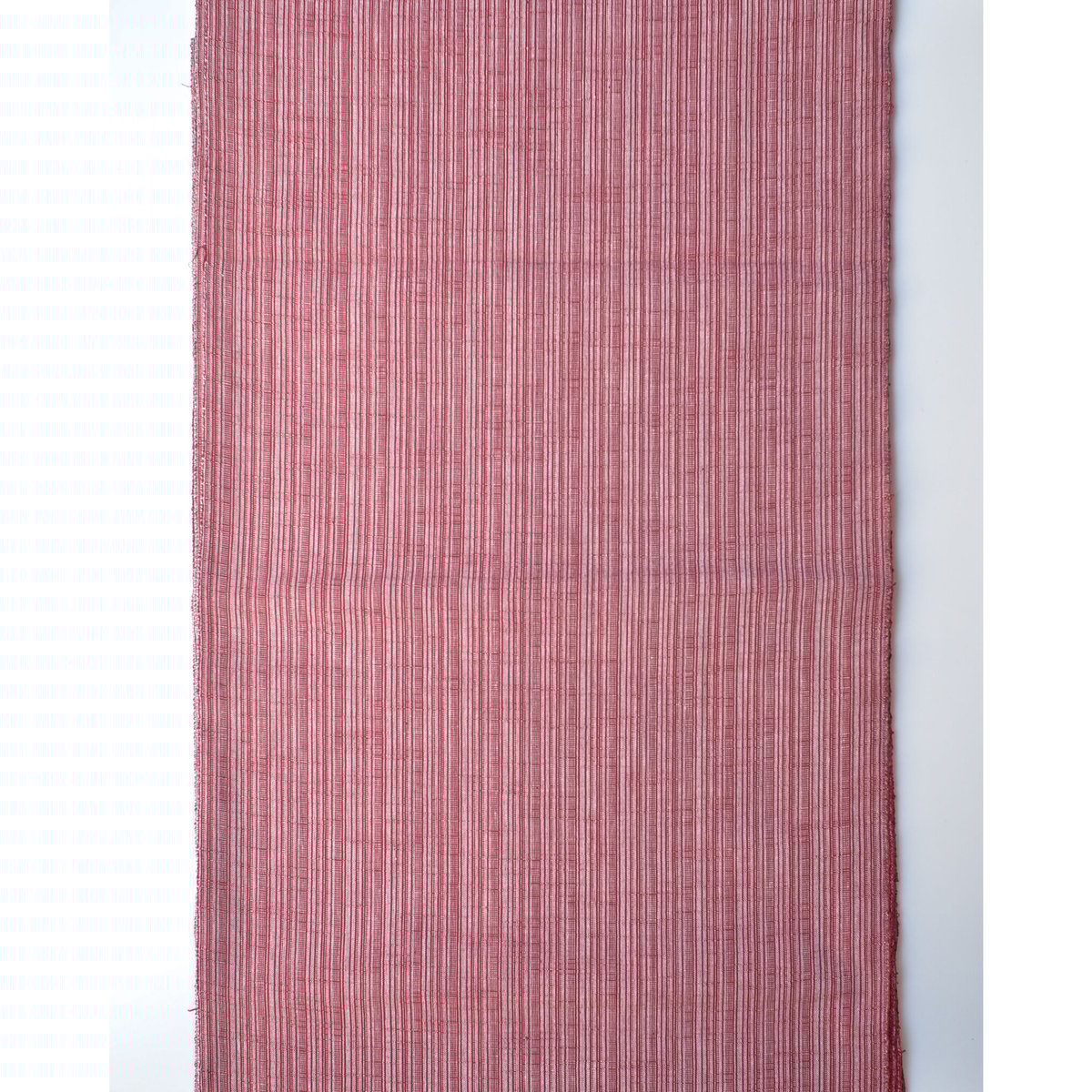 会津木綿　反物　着尺　赤と緑の格子柄　幅37cm 会津木綿 反物 着尺 赤と緑の格子柄 幅37cm 伊勢木綿 格子 臙脂