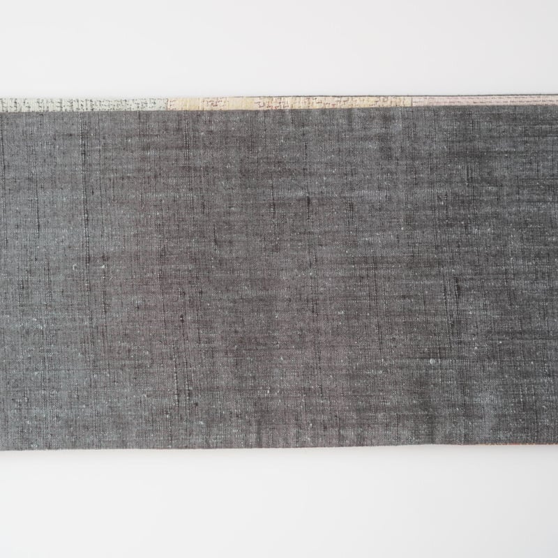 半幅帯　正絹紬　パッチワーク　ハンドメイド　リバーシブル 半幅帯 正絹紬 パッチワーク ハンドメイド リバーシブル