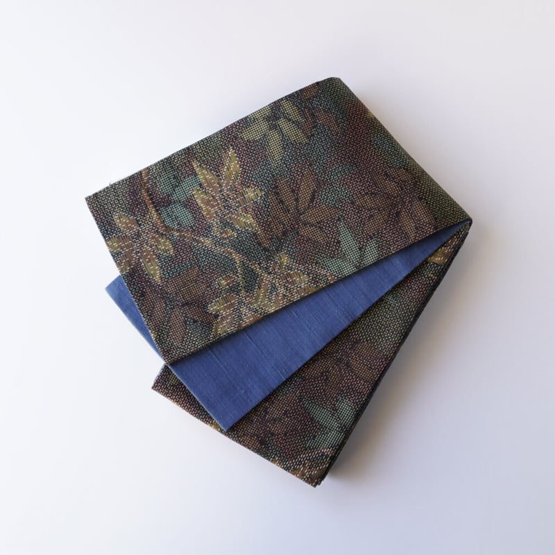 109古布大島紬大柄半幅1切れ1.5m→を