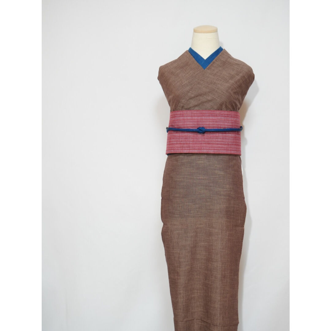 会津木綿 長尺 【光悦茶色 無地】 36尺 (13.5m) 反物 | 古今堂 ふだん