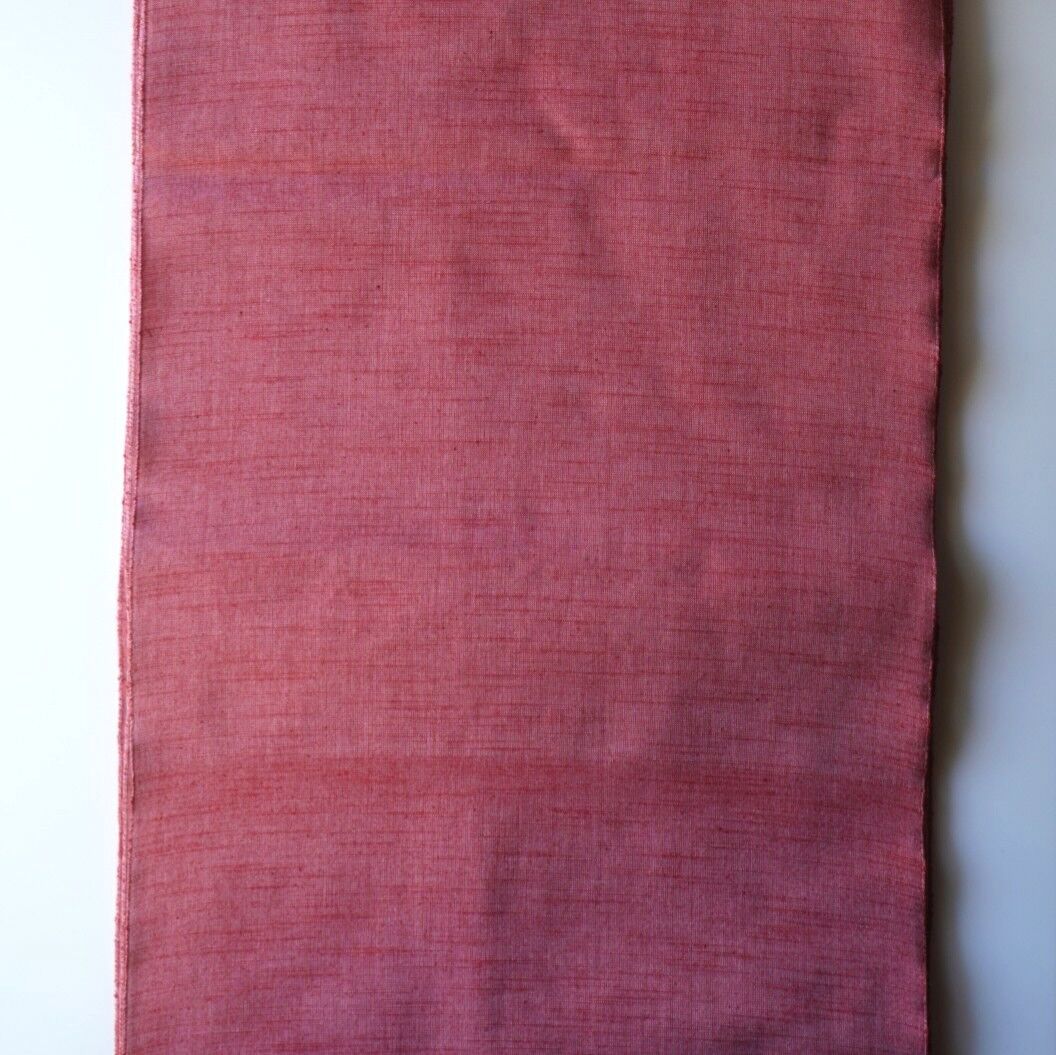 しつけ付　未使用　貴重　会津もめん　綿　反物　本染　一反分　山田木綿　紺　赤　茶 しつけ付 未使用 貴重 会津もめん 綿 反物 本染 一反分 山田木綿 紺 赤