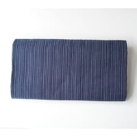 会津木綿 長尺【黒と灰色の棒縞】 36尺 (13.5m) 反物 | 古今堂 ふだん