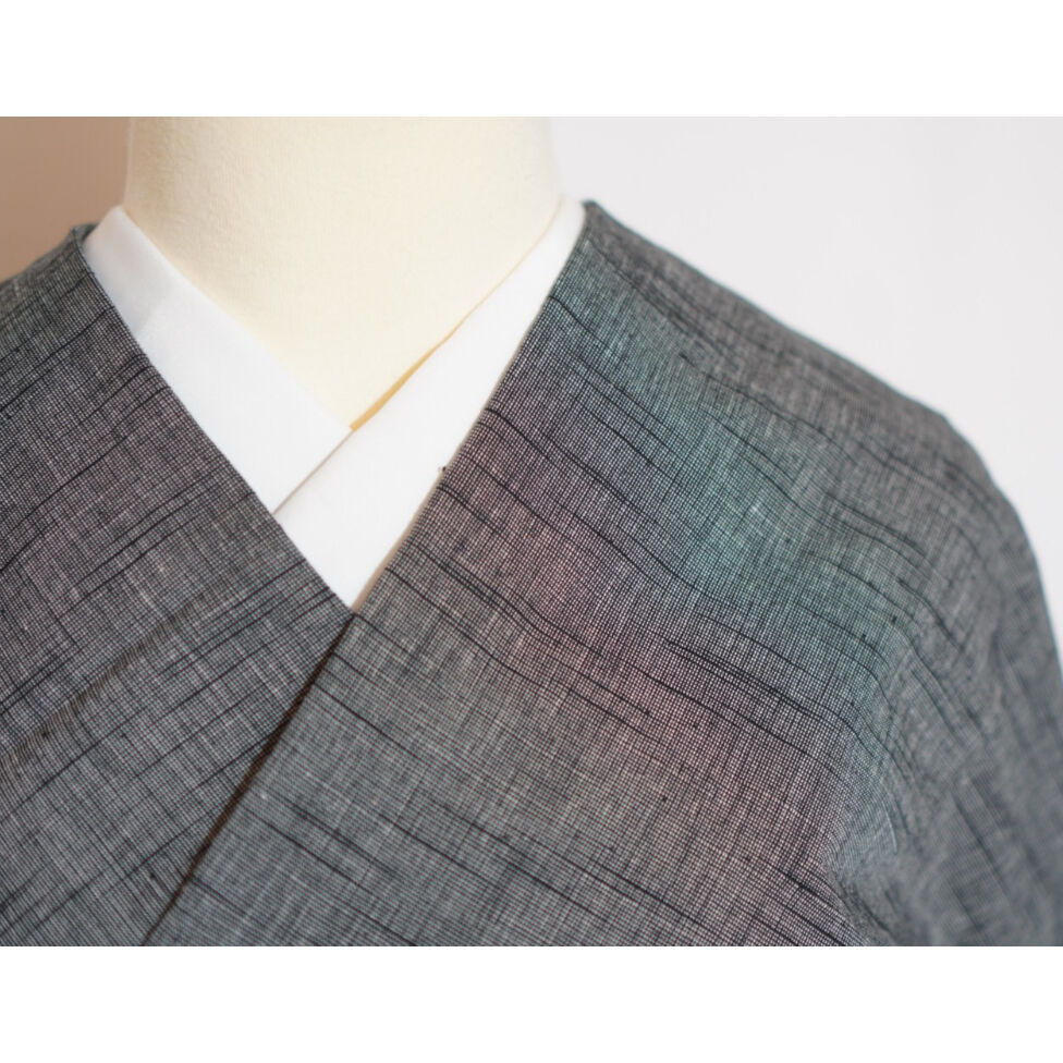 会津木綿 長尺 【錫色 無地】 36尺 (13.5m) 反物 | 古今堂 ふだん着物屋