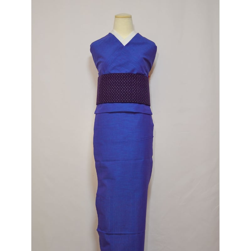 会津木綿 長尺【青紫色無地】 36尺 (13.5m) 反物 | 古今堂 ふだん着物屋