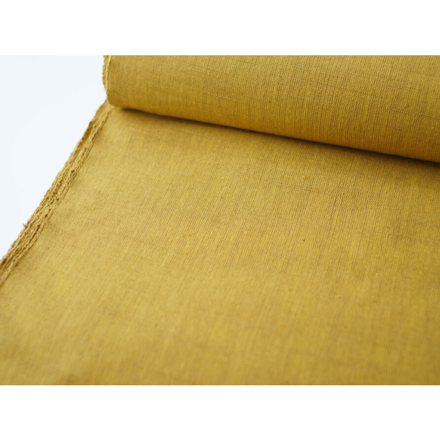 会津木綿 長尺【辛子色無地】 36尺 (13.5m) 反物 | 古今堂 ふだん着物屋