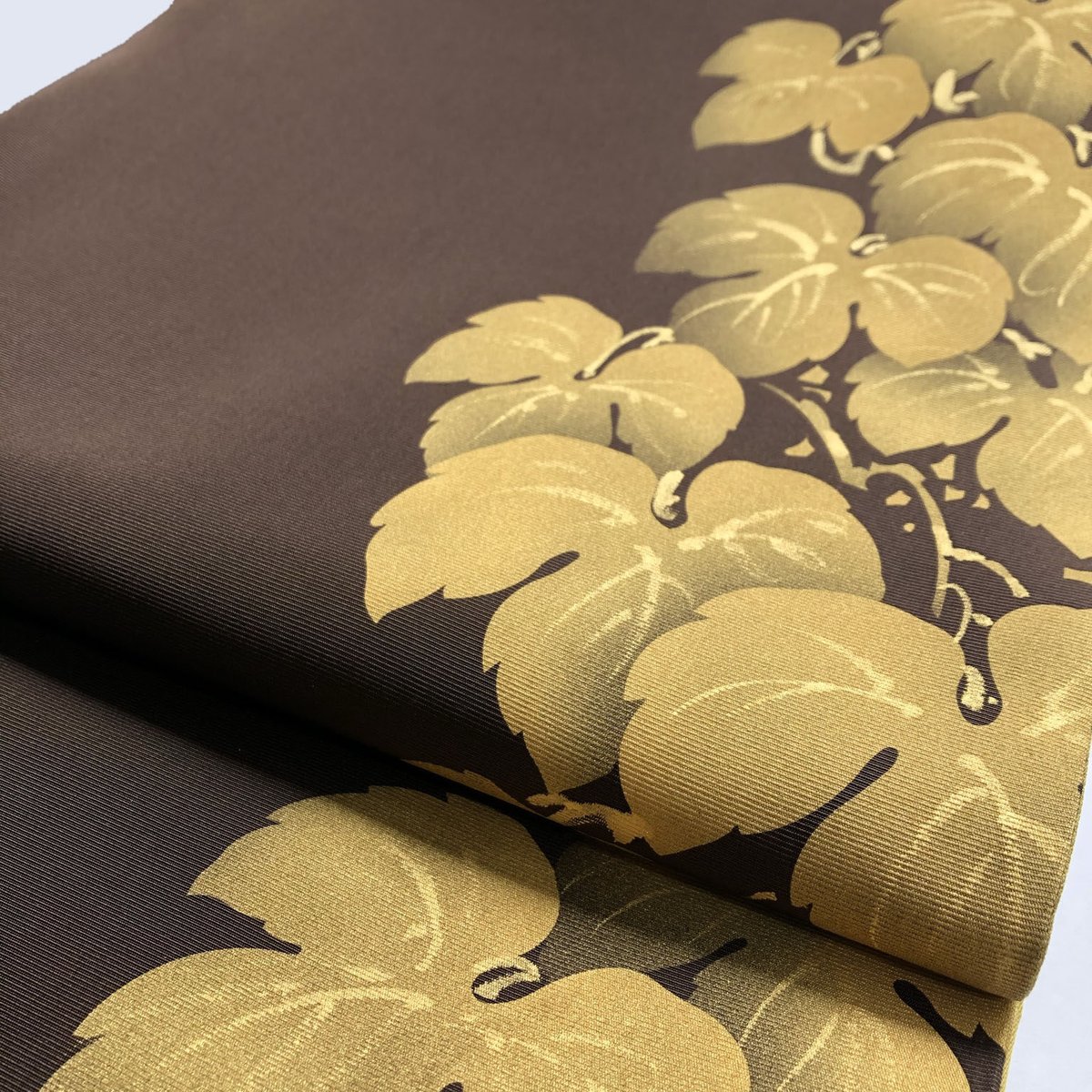袋帯 洒落ツタ 茶 【OUTLET】 | 東京友禅 菅有鬼一オンラインストア 鬼 