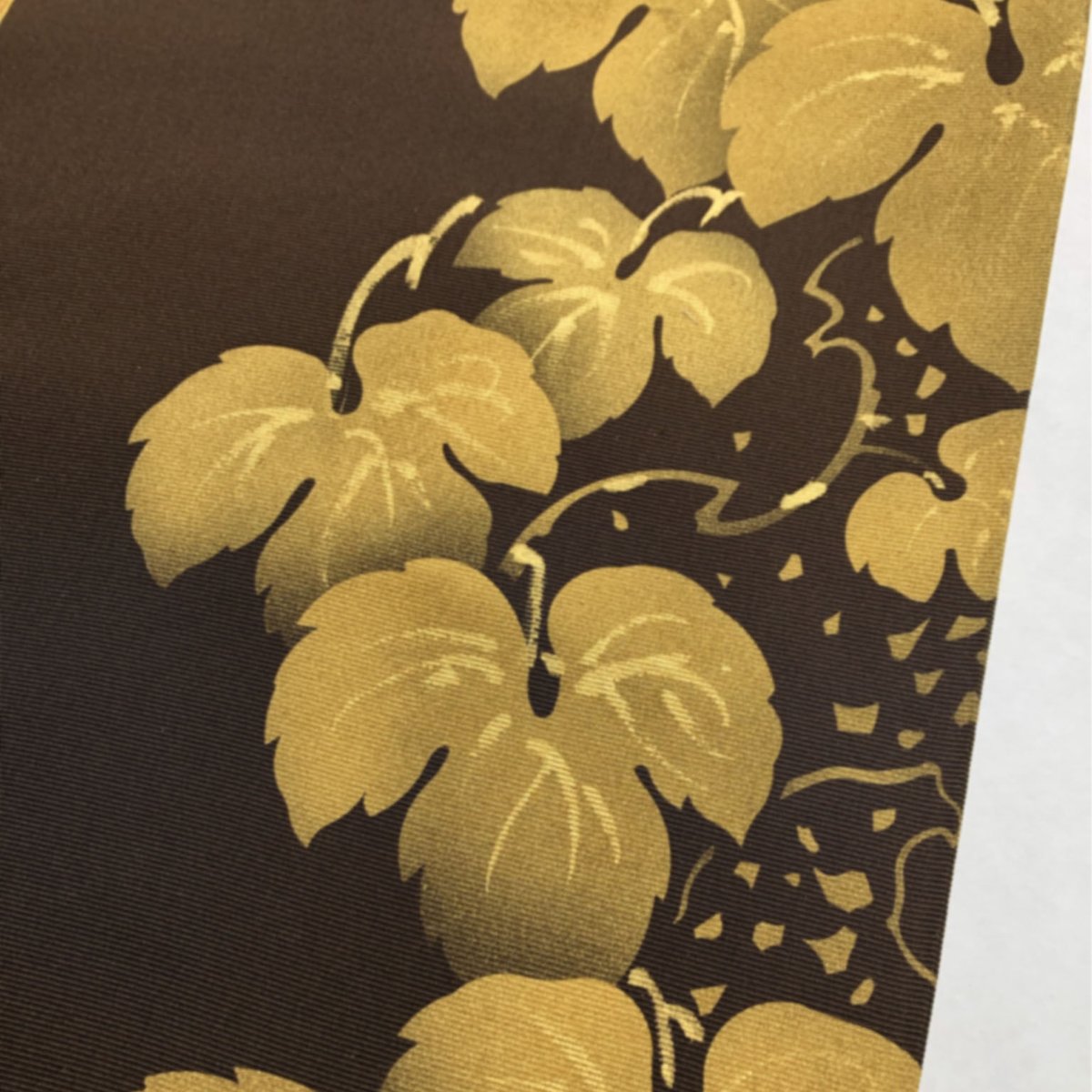 袋帯 洒落ツタ 茶 【OUTLET】 | 東京友禅 菅有鬼一オンラインストア 鬼 