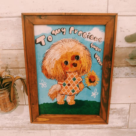 A4ポスター　Toy Poodle（トイプードル）