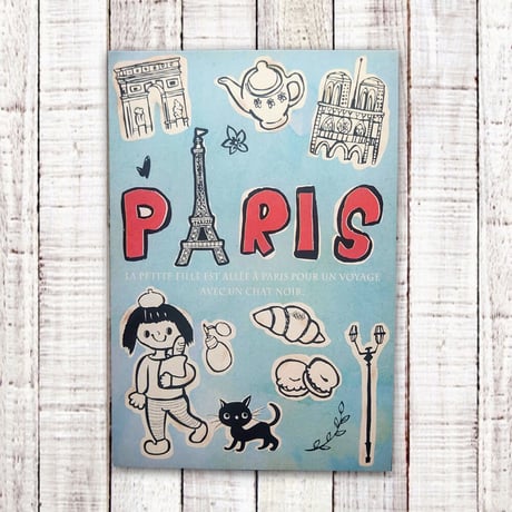 ポストカード 　PARIS BLUE