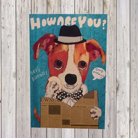 ポストカード　  Jack Russell Terrier（ジャックラッセルテリア）