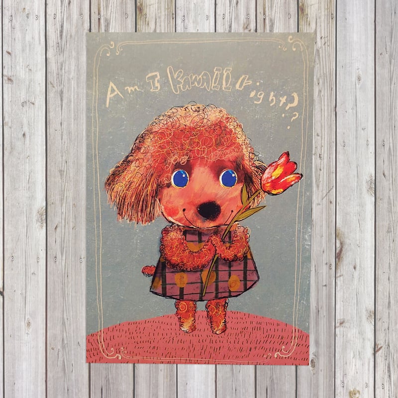 ポストカード TOY-POODLE（トイプードル) | OHARA SOU