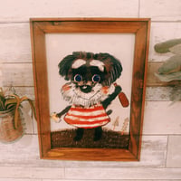 A4ポスター　a-small-schnauzer（シュナウザー）