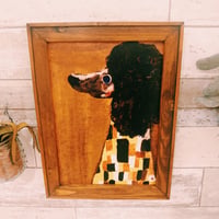 A4ポスター　Black-poodle（プードル）