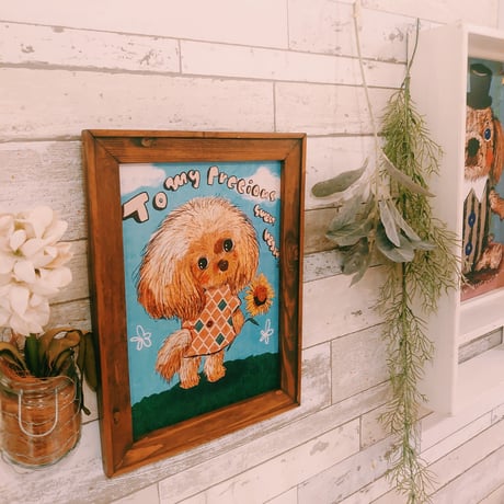 A4ポスター　Toy Poodle（トイプードル）