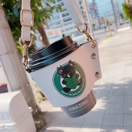 <21.22.23日限定カート>ストラップ付きうちの子コーヒースリーブ