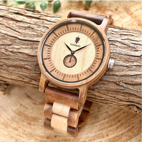 EINBAND Mond Acacia & Maplewood 木製腕時計 40mm