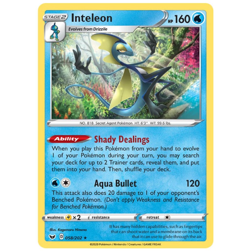 Inteleon VMAX - League Battle Deck インテレオンV&VMA Inteleon VMAX - League Battle Deck インテレオンV&VMA