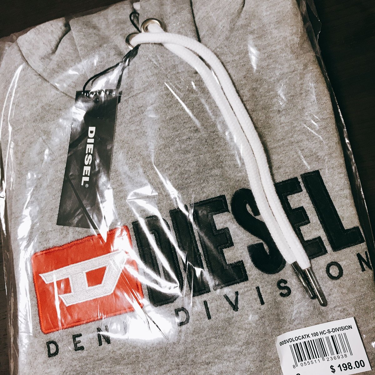 DIESEL ディーゼル HC-S-DIVISION パーカー グレー | BRIDGEiko 