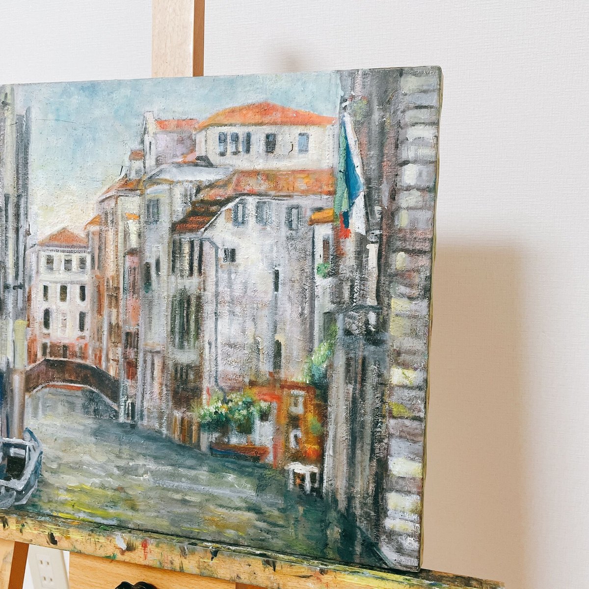 ロビン！！油絵　ベネチアの風景 Amazon.co.jp: R.ROBERTI『VENEZIA（ベネチア）』油彩画 風景画