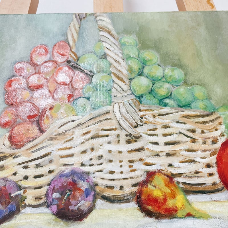 果物』 絵画 油絵 作品 アート インテリア リビング 果物』 絵画 油絵 作品 アート インテリア リビング