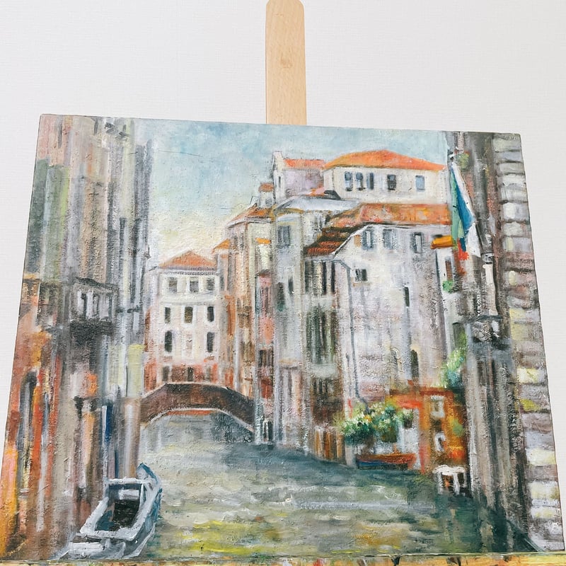 油絵＊ヴェネチア 油絵ヴェネチアの風景