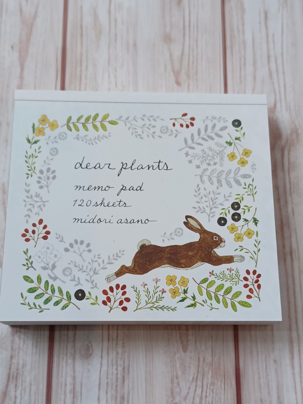 再入荷＝浅野みどり ブロックメモ dear plants | KEI-FORT（ケイフォート）