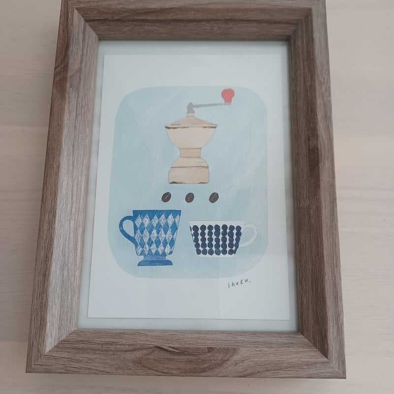 西淑 Nishi Shuku ポストカード ＜コーヒー＞＜ブレッド＞ | KEI-FORT