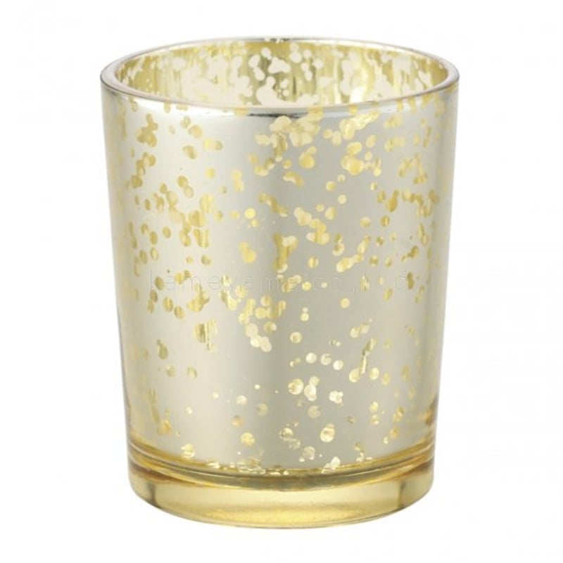 キャンドルホルダー ヴィンテージ グラス ゴールド | KEI-FORT