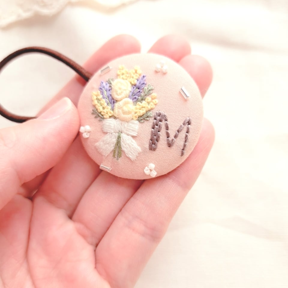 刺繍アクセサリー『ミモザ』 | AMYu cerise