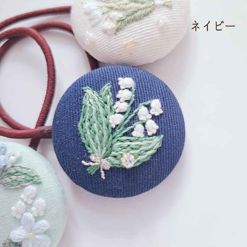 花の刺繍シガレットカードSサイズ 60枚セット すずらん