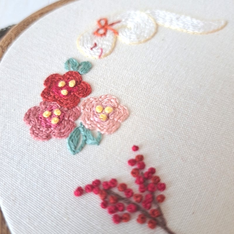 アンティークキルト＆アニマル刺繍フレーム·͜· ♡ アンティークキルト＆アニマル刺繍フレーム·͜· ♡