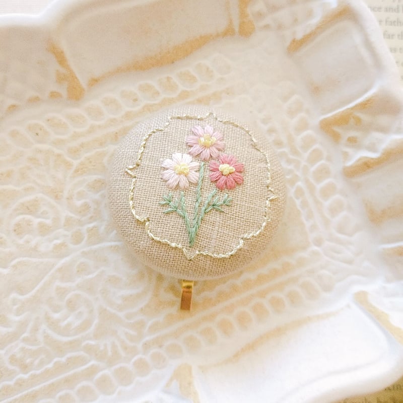 秋のおでかけ♡アクセサリーおまとめ色々特別セット 刺繍アクセサリー『秋桜』 | AMYu cerise