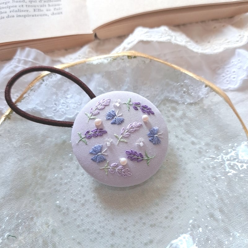 刺繍アクセサリー『ラベンダー』 | AMYu cerise