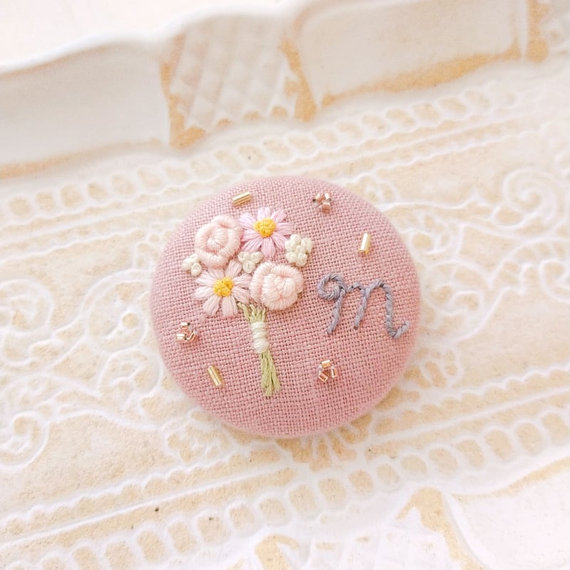 刺繍アクセサリー『秋桜』 | AMYu cerise