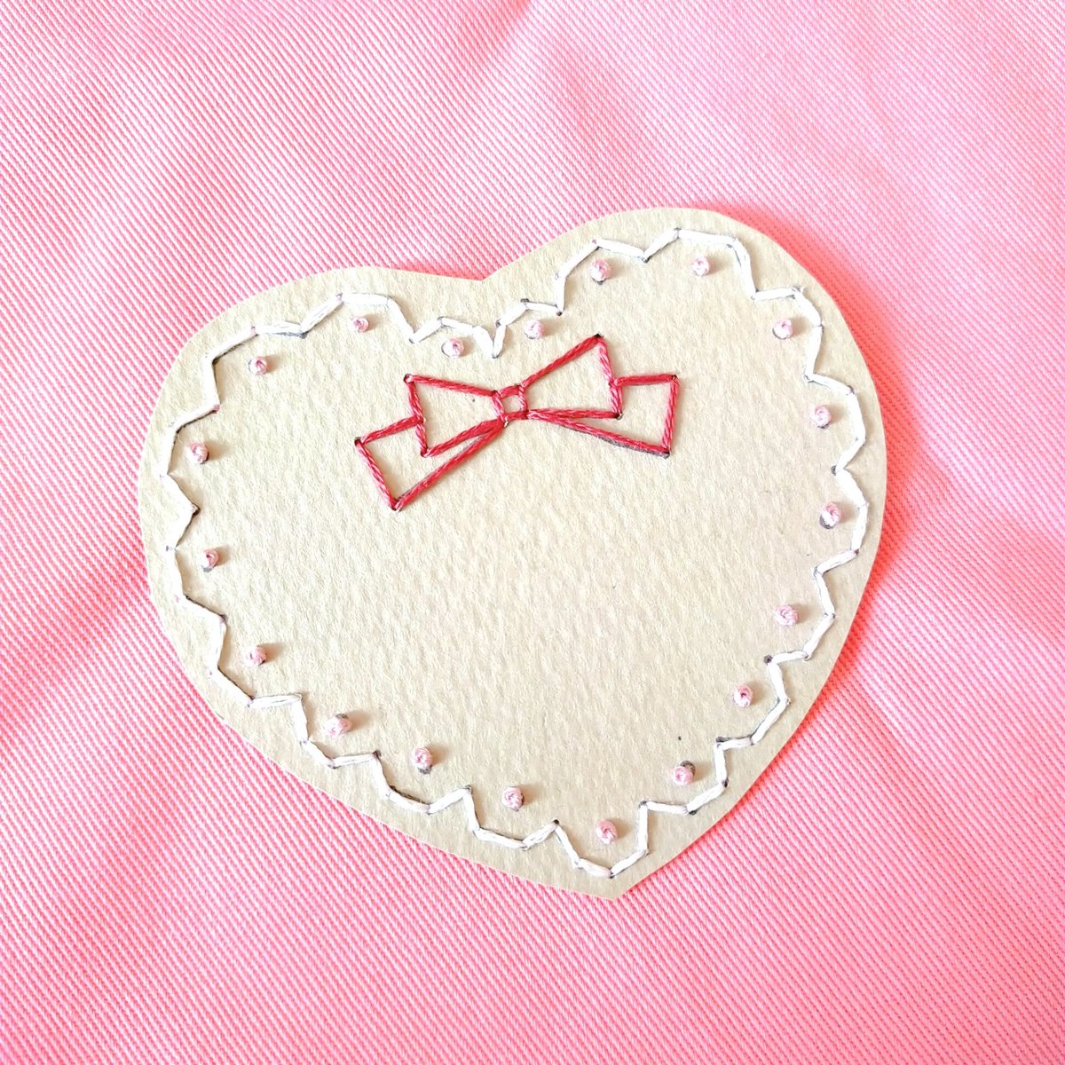 冬の紙刺繍キット】『Heart』 | AMYu cerise 冬の紙刺繍キット】『Heart』 | AMYu cerise